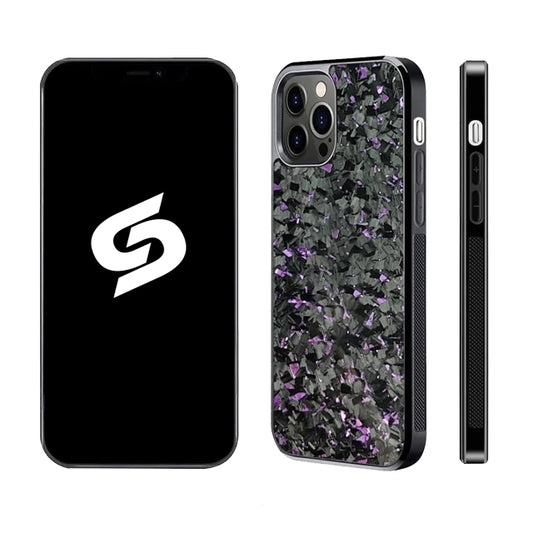 IPHONE REAL FORGED CARBON FIBER PHONE CASE | PURPLE
